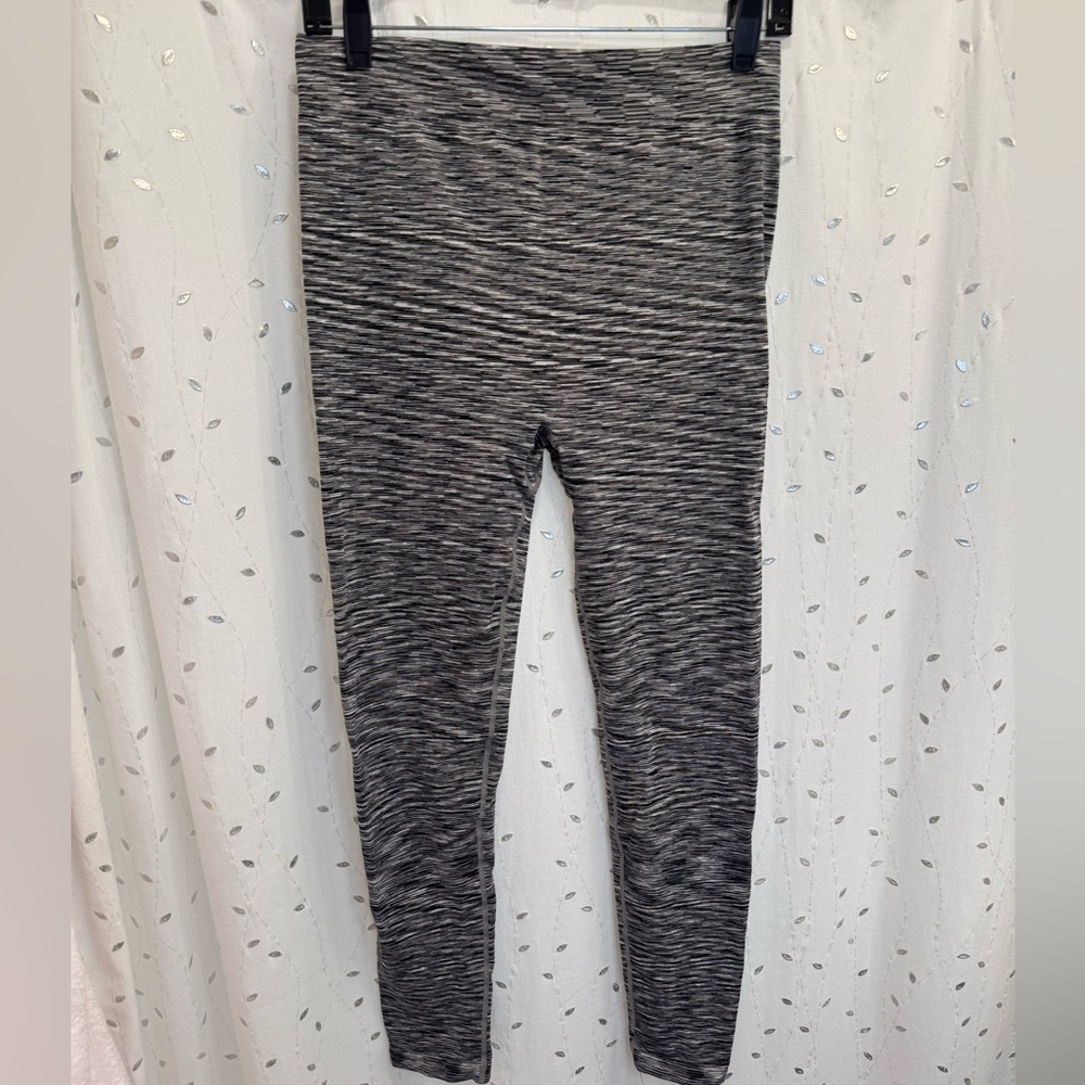 Gray Stripped Leggings